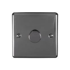 Revive Lighting Revive Single Dimmer Light Switch - Black Nickel