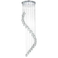 Revive Lighting Revive Modern Chrome Ice Cube Chandelier