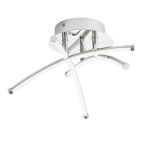 Revive Lighting Revive Chrome Crossover LED Bathroom Ceiling Light 1 Revive Lighting Revive Chrome Crossover LED Bathroom Ceiling Light