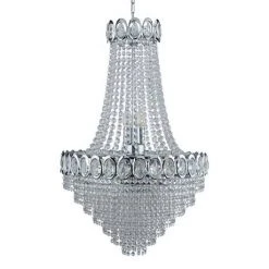 Revive Lighting Revive Small Chrome Crystal Chandelier - 11 Light -Revive Lighting Shop RV111CHR D2 460