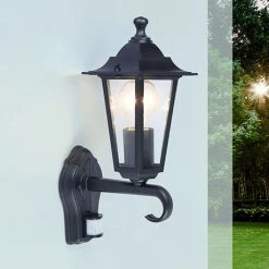 Revive Lighting Revive Outdoor Traditional PIR Black Up Lantern