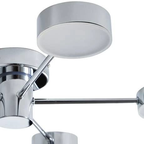 Revive Lighting Revive Chrome 5-Light LED Bathroom Ceiling Light 3 Revive Lighting Revive Chrome 5-Light LED Bathroom Ceiling Light - Image 3