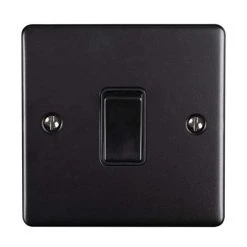 Revive Lighting Revive Single Light Switch - Matt Black