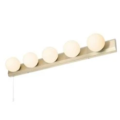 Revive Lighting Revive Satin Brass Hollywood 5-Light Wall Light