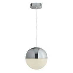 Revive Lighting Revive Chrome Globe LED Pendant Ceiling Light