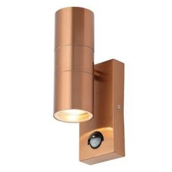 Revive Lighting Revive Outdoor Copper PIR Up & Down Wall Light