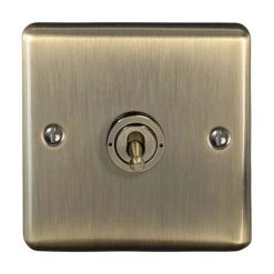 Revive Lighting Revive Single Toggle Light Switch - Antique Brass