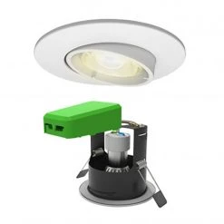 Revive Lighting Revive Smart WiFi/Bluetooth Fire Rated Downlight Light IP20 Matt White - RV20DMW