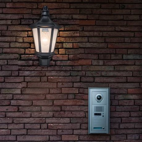 Revive Lighting Revive Outdoor Traditional Black Half Wall Light 2 Revive Lighting Revive Outdoor Traditional Black Half Wall Light - Image 2