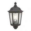 Revive Lighting Revive Outdoor Traditional Black Half Wall Light
