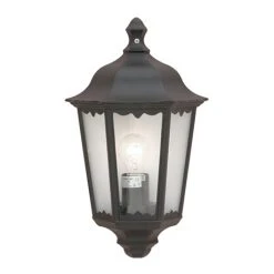 Revive Lighting Revive Outdoor Traditional Black Half Wall Light