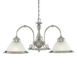 Revive Lighting Revive Glass Diner Light Fitting - 3 Light