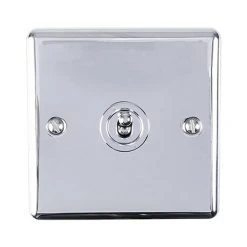 Revive Lighting Revive Single Toggle Light Switch - Polished Chrome