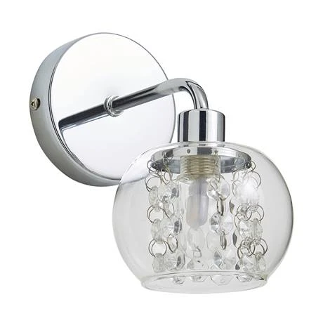Revive Lighting Revive Chrome/Clear Glass Bathroom Wall Light 2 Revive Lighting Revive Chrome/Clear Glass Bathroom Wall Light - Image 2
