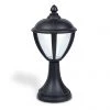 Revive Lighting Revive Outdoor Matt Black LED Pedestal Lantern