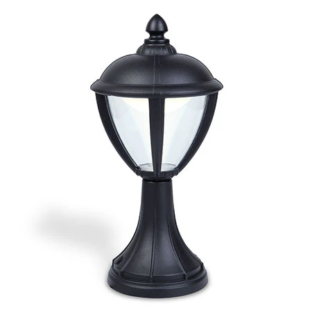 Revive Lighting Revive Outdoor Matt Black LED Pedestal Lantern 1 Revive Lighting Revive Outdoor Matt Black LED Pedestal Lantern