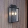 Revive Lighting Revive Outdoor Slim Black Wall Lantern
