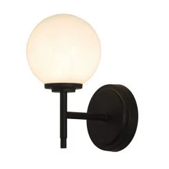 Revive Lighting Revive Matt Black 1 Light Bathroom Wall Light
