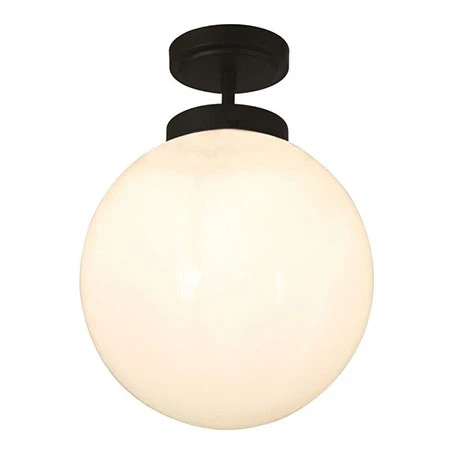 Revive Lighting Revive Matt Black 1 Light Semi-Flush Bathroom Ceiling Light 1 Revive Lighting Revive Matt Black 1 Light Semi-Flush Bathroom Ceiling Light