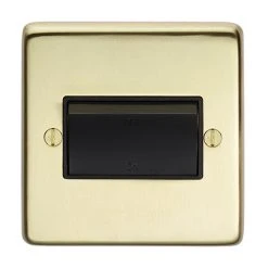 Revive Lighting Revive Fan Isolator Switch Brushed Brass/Black