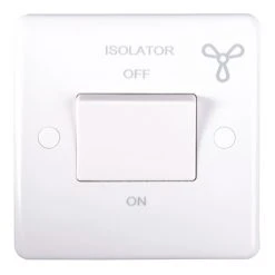 Revive Lighting Revive Fan Isolator Switch White