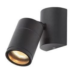 Revive Lighting Revive Outdoor Steel Black Wall Spotlight