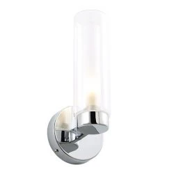 Revive Lighting Revive Chrome Tube Bathroom Wall Light