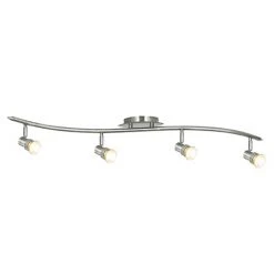 Revive Lighting Revive Silver Spotlight Bar Ceiling Light - 4 Light