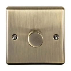 Revive Lighting Revive Single Dimmer Light Switch - Antique Brass