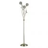 Revive Lighting Revive Antique Brass Floral Floor Lamp