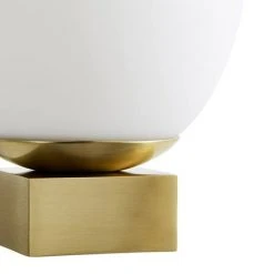Revive Lighting Revive Satin Brass LED Bathroom Wall Light With Opal Glass Shade -Revive Lighting Shop RV375BRA D2 460