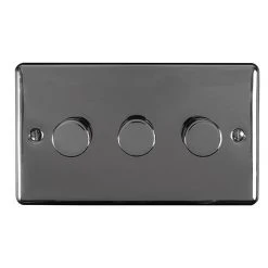 Revive Lighting Revive 3 Way Dimmer Light Switch - Black Nickel