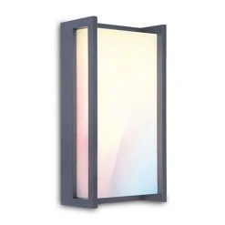 Revive Lighting Revive Smart Outdoor Square Dark Grey Wall Light