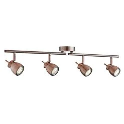 Revive Lighting Revive Copper Spotlight Bar - 4 Light Split