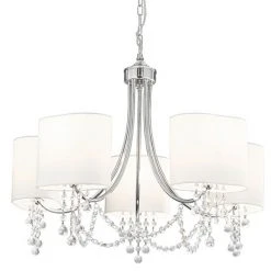 Revive Lighting Revive Chrome Ceiling Chandelier - 5 Light