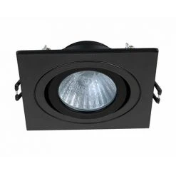 Revive Lighting Revive IP65 Matt Black Square Tiltable Bathroom Downlight