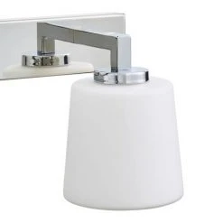 Revive Lighting Revive Chrome 3-Light Bathroom Wall Light With Opal Glass Shades -Revive Lighting Shop RV575CHR D2 460