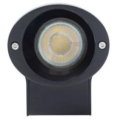 Revive Lighting Revive Outdoor Black Ridged Single Downlight -Revive Lighting Shop RV593BLK D3 460