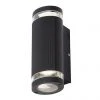 Revive Lighting Revive Outdoor Black Ridged Up & Down Wall Light