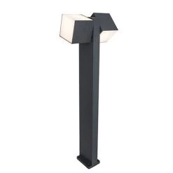 Revive Lighting Revive Outdoor Twin Rotatable Dark Grey Bollard Light