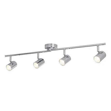 Revive Lighting Revive Chrome Spotlight Bar - 4 Light Split 1 Revive Lighting Revive Chrome Spotlight Bar - 4 Light Split