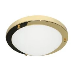 Revive Lighting Revive Brass 18W Large LED Flush Ceiling Light
