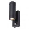 Revive Lighting Revive Outdoor Black Up & Down Wall Light With PIR Sensor