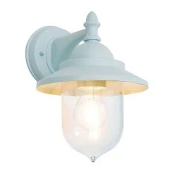 Revive Lighting Revive Outdoor Pale Blue Mini Fishermans Lantern Wall Light
