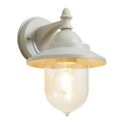 Revive Lighting Revive Outdoor Dove Grey Mini Fishermans Lantern Wall Light