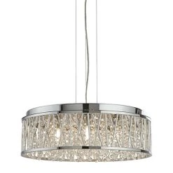 Revive Lighting Revive Contemporary Chrome Crystal Chandelier