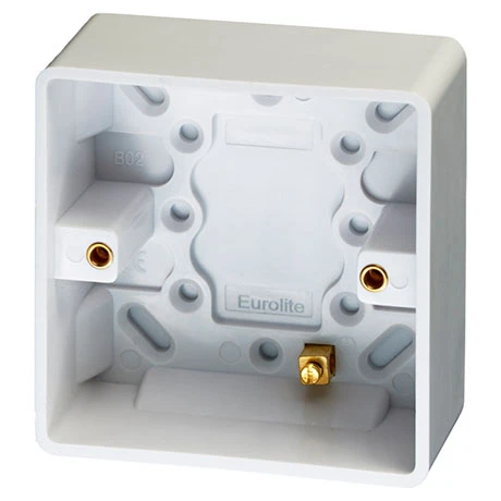 Revive Lighting Revive 25mm Single Pattress Box White 1 Revive Lighting Revive 25mm Single Pattress Box White