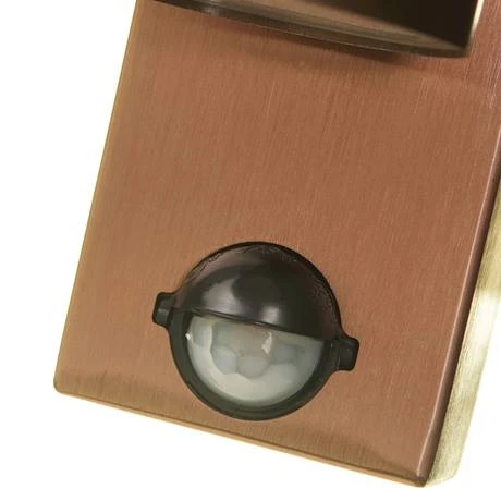Revive Lighting Revive Outdoor PIR Modern Copper Up & Down Wall Light 2 Revive Lighting Revive Outdoor PIR Modern Copper Up & Down Wall Light - Image 2