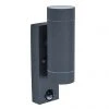 Revive Lighting Revive Outdoor PIR Modern Black Up & Down Wall Light