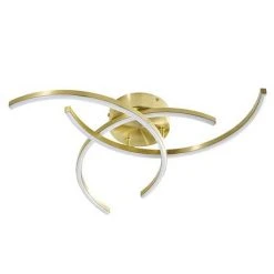 Revive Lighting Revive Satin Brass Crossover LED Bathroom Ceiling Light -Revive Lighting Shop RV82163 D1 460